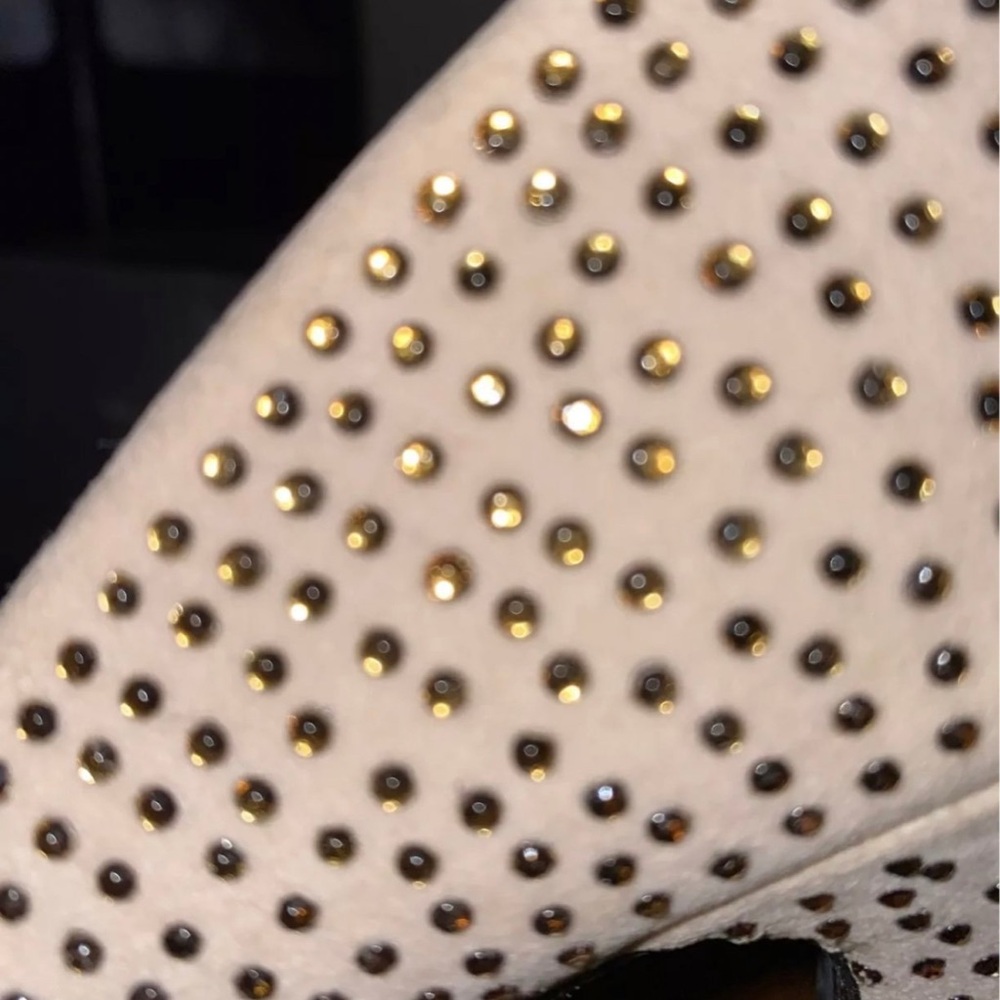 mark. Cream Elegant Rhinestone Heels - Picture 3 of 3